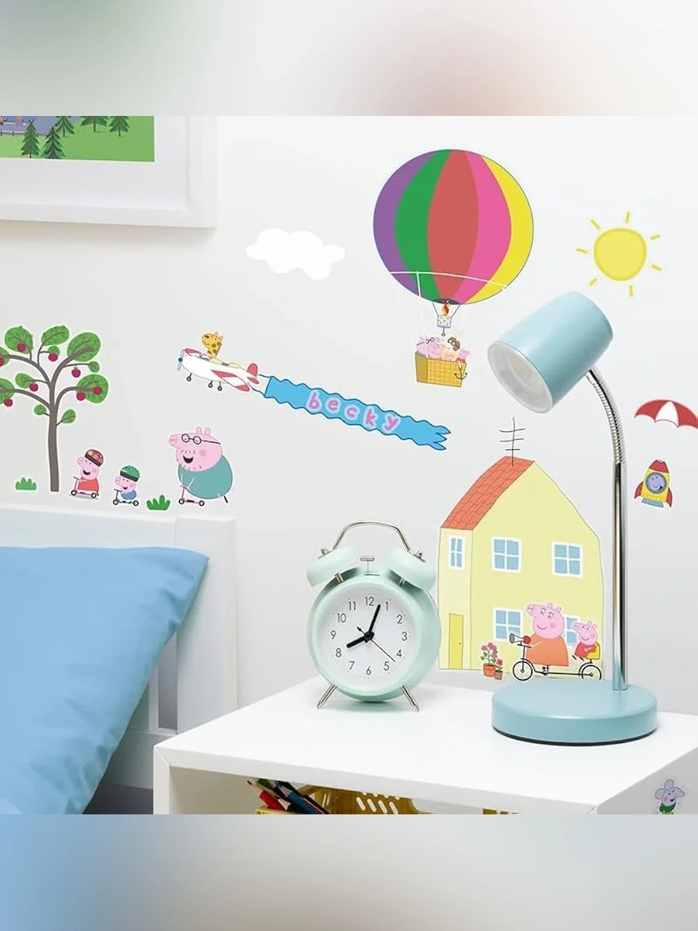 Peppa Pig Wall Decals with Letters - Customize Your Walls!